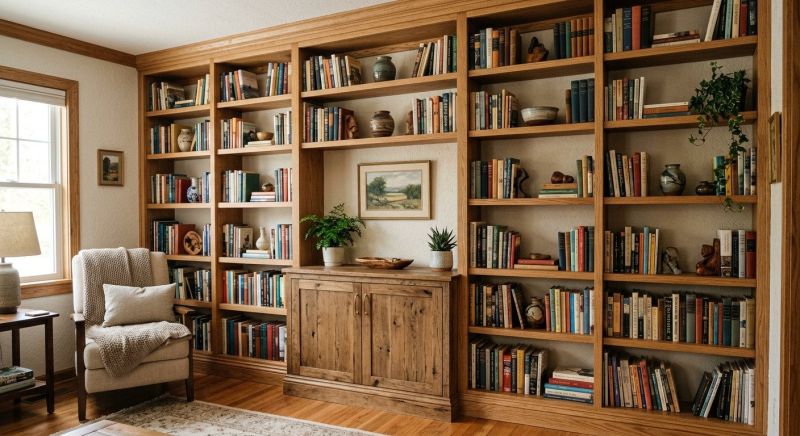 Built In Bookshelves Installation in Greensboro, NC