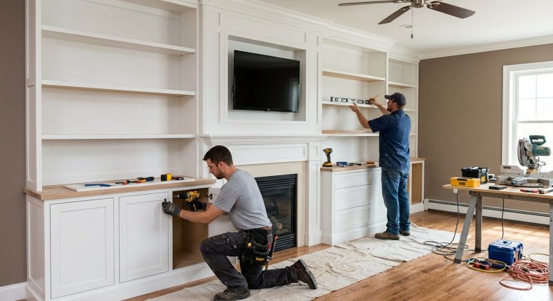 Built In Furniture Construction in Raleigh, NC
