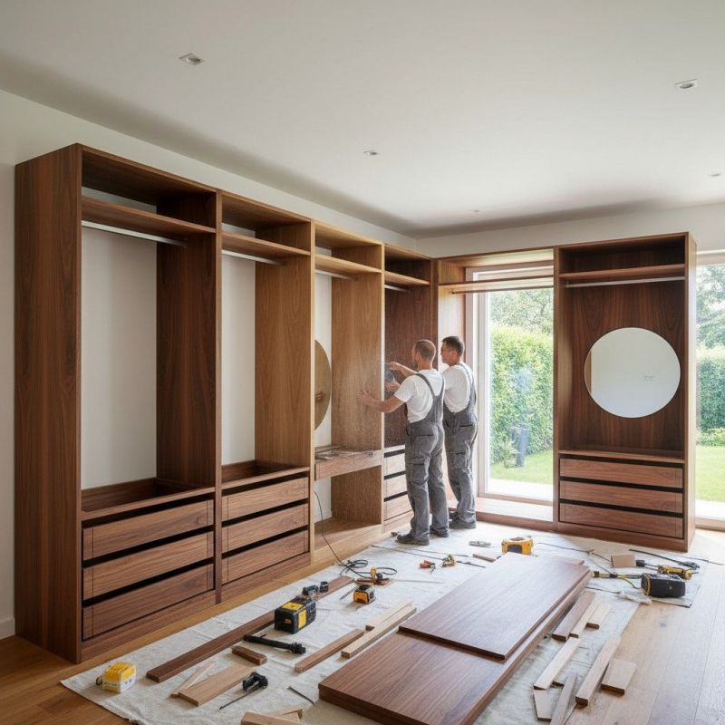 Built In Storage Installation in Woodbridge, VA